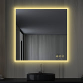 Blossom Beta 36″x36″ LED Mirror with Frosted Sides - LED M2 3636 - Backyard Provider